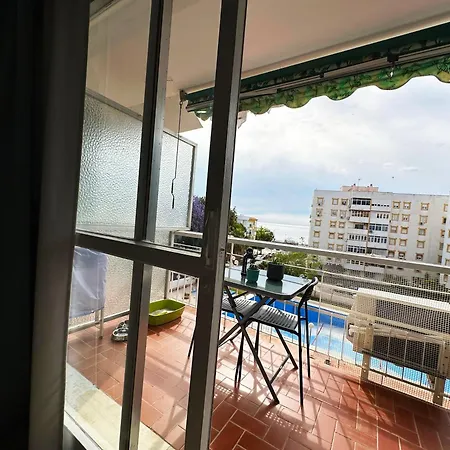 Hac - Terraza Con Vistas Al Mar, Wifi, Centro A 200 Metros, Playa A 600 Metros Апартаменты Торремолинос